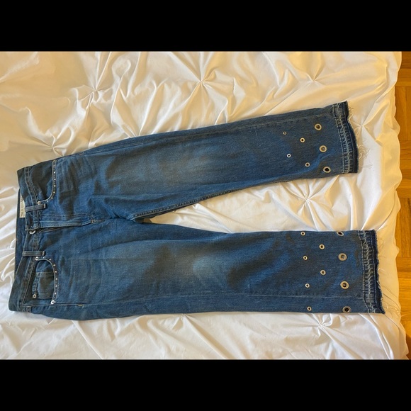 Rag & bone | high rise jeans with eyelets - Picture 3 of 6